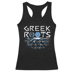 Greek Roots Pride Racerback Tank Top TS09 Black Print Your Wear