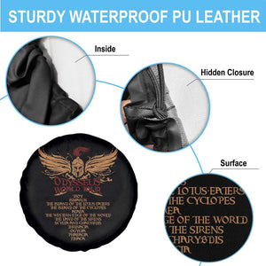Odysseus World Tour Spare Tire Cover Ancient Greek Epic Mythlogy TS09 Print Your Wear