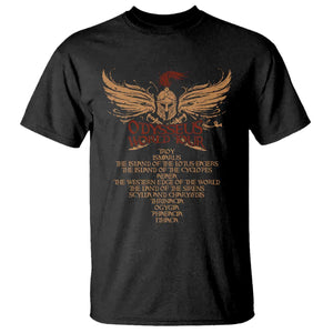Odysseus World Tour T Shirt Ancient Greek Epic Mythlogy TS09 Black Print Your Wear