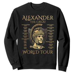 Funny Alexander The Great World Tour Sweatshirt Ancient Greek History TS09 Black Print Your Wear