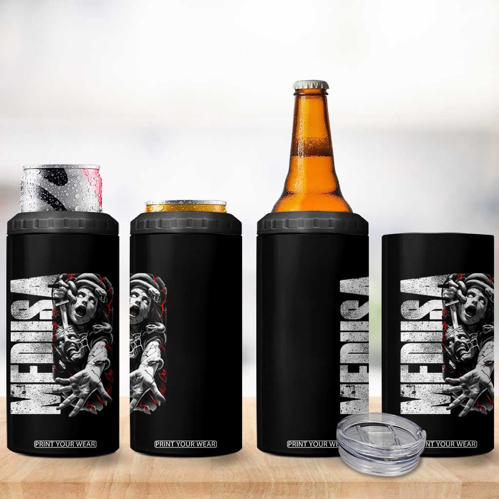 Greek Mythology Medusa 4 in 1 Can Cooler Tumbler TS09 Print Your Wear