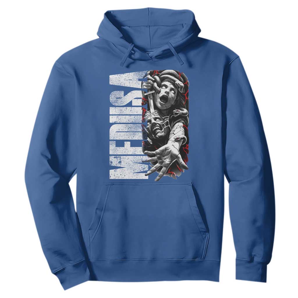 Greek Mythology Medusa Hoodie TS09 Royal Blue Print Your Wear