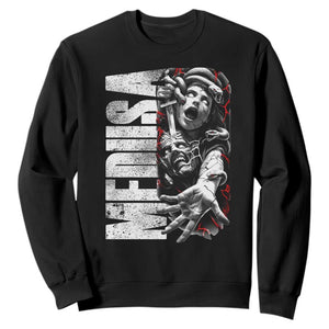 Greek Mythology Medusa Sweatshirt TS09 Black Print Your Wear