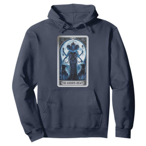 Greek Mythology Hecate Triple Goddess Hoodie Moon Pagan Gothic Witch TS09 Navy Print Your Wear