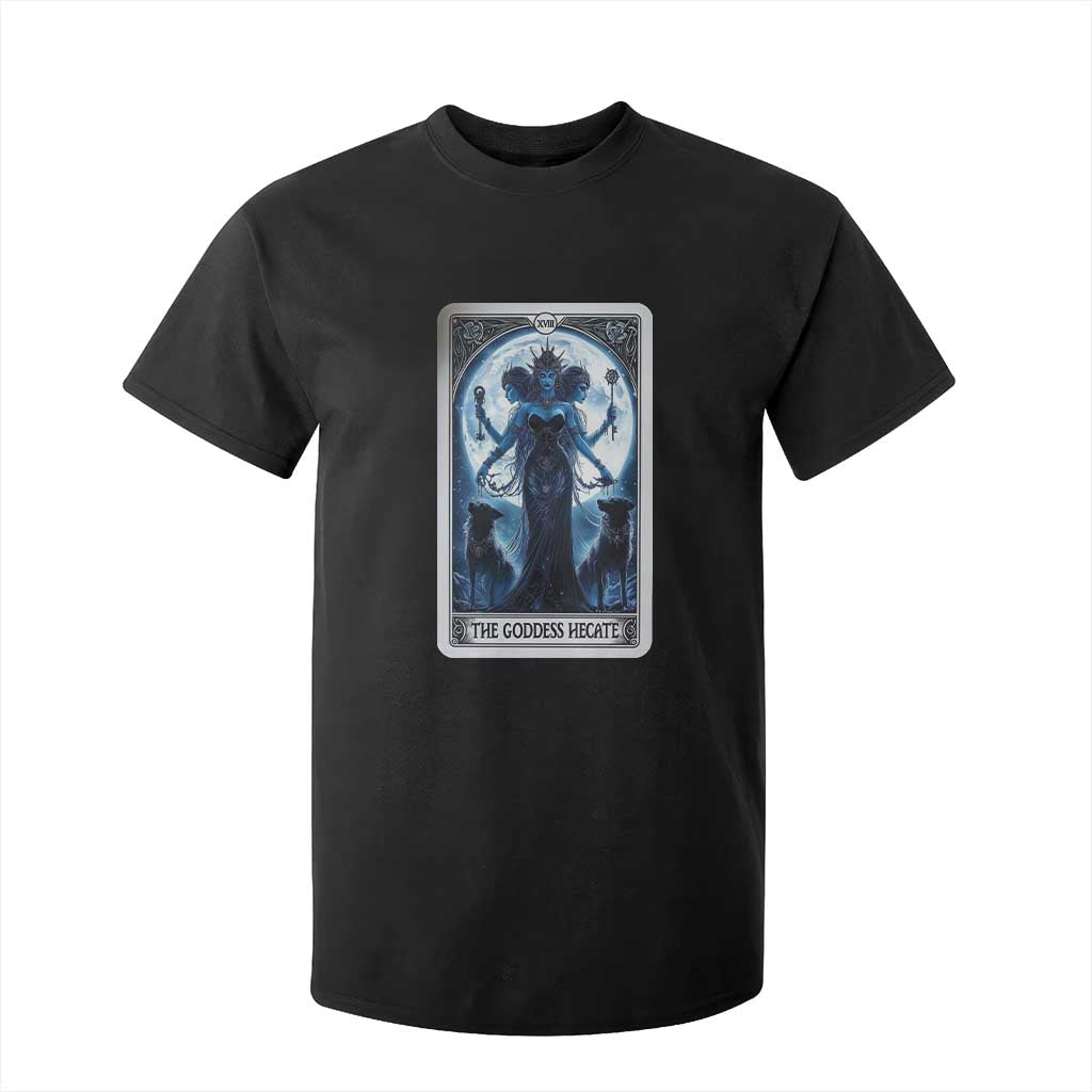 Greek Mythology Hecate Triple Goddess T Shirt For Kid Moon Pagan Gothic Witch TS09 Black Print Your Wear