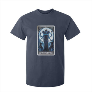 Greek Mythology Hecate Triple Goddess T Shirt For Kid Moon Pagan Gothic Witch TS09 Navy Print Your Wear