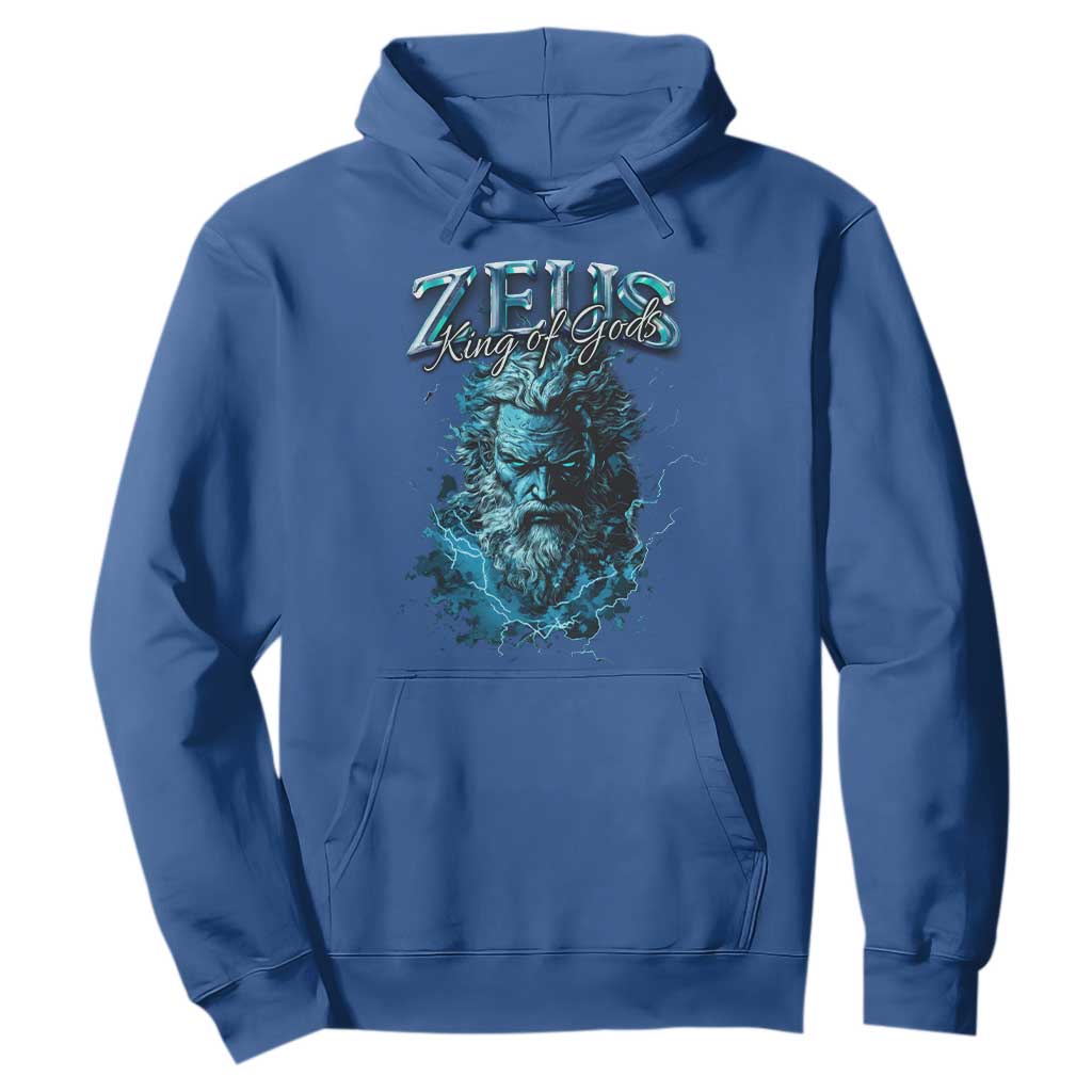 Greek Mythology Zeus Hoodie King Of Gods TS09 Royal Blue Print Your Wear