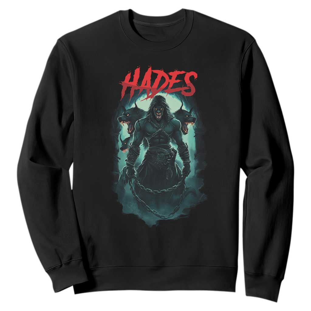 Greek Mythology Hades Sweatshirt God Of The Underworld Cerberus TS09 Black Print Your Wear
