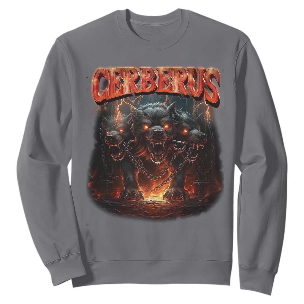 Greek Mythology Hades Cerberus Sweatshirt TS09 Charcoal Print Your Wear
