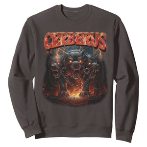 Greek Mythology Hades Cerberus Sweatshirt TS09 Dark Chocolate Print Your Wear