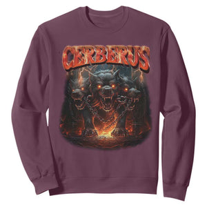 Greek Mythology Hades Cerberus Sweatshirt TS09 Maroon Print Your Wear