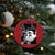 Funny Christmas Cat Selfie With Santa Christmas Ornament TS09 Print Your Wear