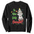 Christmas Cat Sweatshirt Is This Jolly Enough TS09 Black Print Your Wear