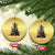 Xmas Cat Christmas Ornament Santa Paw And Claw Cats Xmas Tree TS09 Circle Gold Print Your Wear