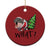 Funny Xmas Moo Deng Christmas Ornament What Baby Hippo Pushing Christmas Tree TS09 Print Your Wear