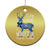 Xmas Reindeer Coquette Christmas Ornament It's The Most Wonderful Time Of The Year TS09 Print Your Wear