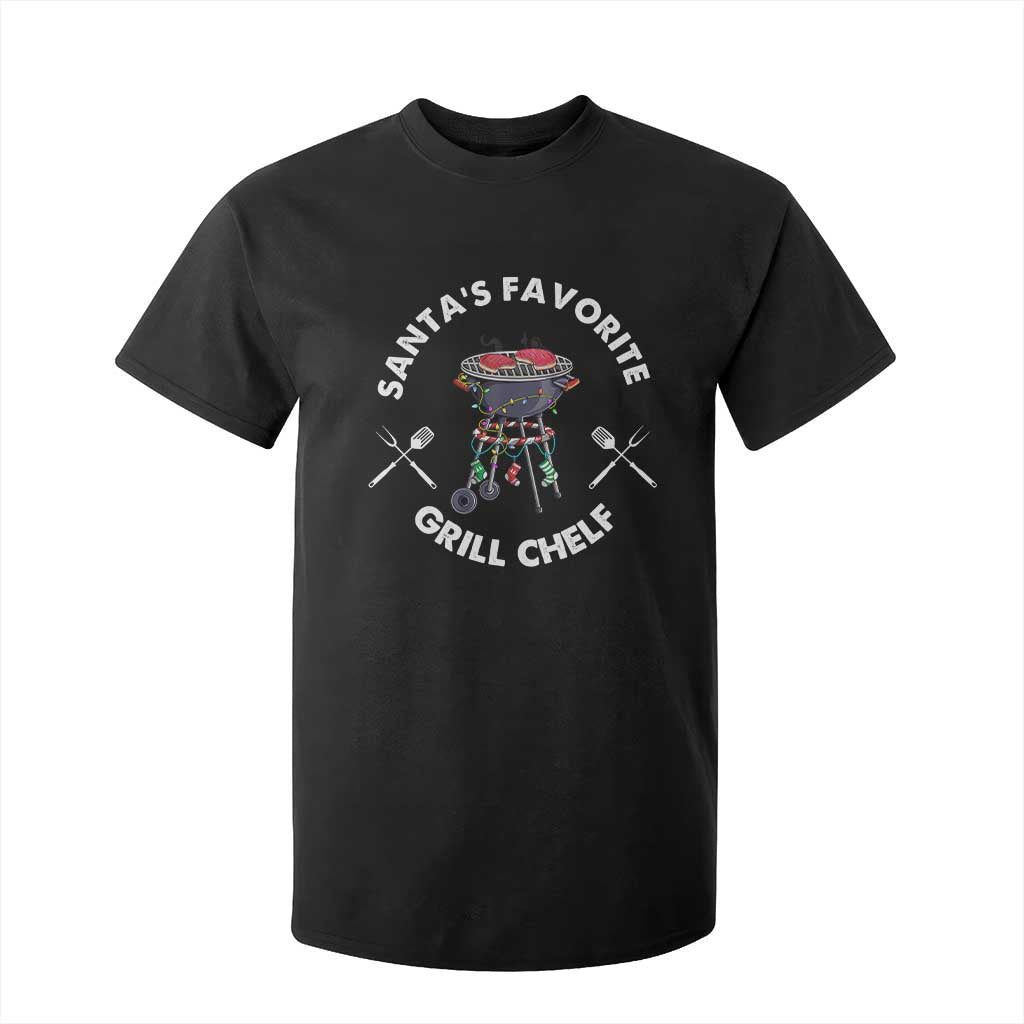 Funny Xmas Grilling T Shirt For Kid Christmas TS09 Black Print Your Wear