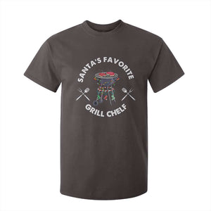 Funny Xmas Grilling T Shirt For Kid Christmas TS09 Dark Chocolate Print Your Wear