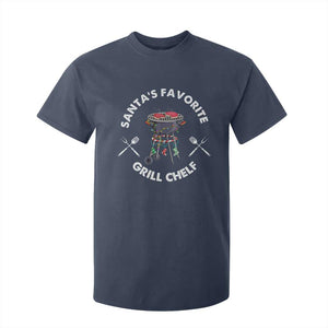 Funny Xmas Grilling T Shirt For Kid Christmas TS09 Navy Print Your Wear