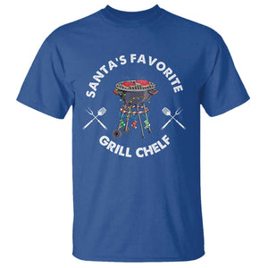 Funny Xmas Grilling T Shirt Christmas TS09 Royal Blue Print Your Wear