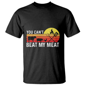 Funny BBQ Grilling T Shirt You Can't Beat My Meat TS09 Black Print Your Wear