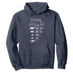Funny Chelf Hoodie Serial Griller Grilling BBQ Pitmaster TS09 Navy Print Your Wear