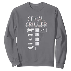 Funny Chelf Sweatshirt Serial Griller Grilling BBQ Pitmaster TS09 Charcoal Print Your Wear