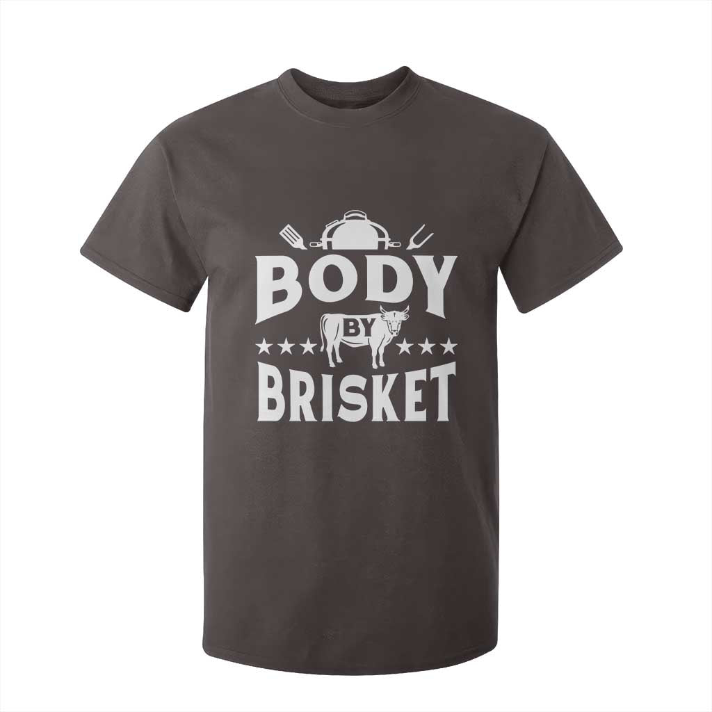 Funny Pitmaster BBQ T Shirt For Kid Body By Brisket Smoker Grilling TS09 Dark Chocolate Print Your Wear