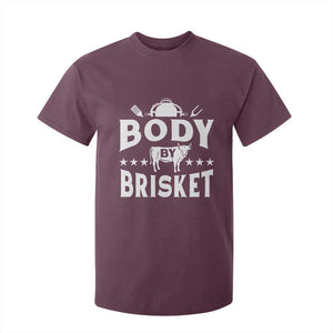 Funny Pitmaster BBQ T Shirt For Kid Body By Brisket Smoker Grilling TS09 Maroon Print Your Wear