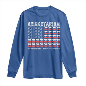 Funny BBQ Lover Long Sleeve Shirt Brisketarian Because Brisket Never Disappoints TS09 Royal Blue Print Your Wear