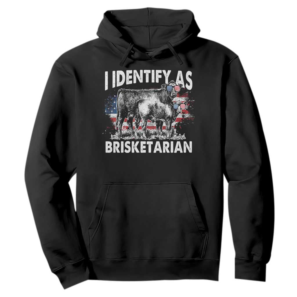 Funny BBQ Lover Hoodie I Identify As Brisketarian TS09 Black Print Your Wear