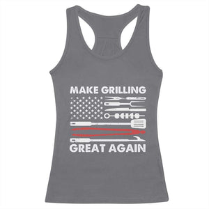 Funny BBQ Grilling Pitmaster Racerback Tank Top Make Grilling Great Again Chef Smoking Tools TS09 Charcoal Print Your Wear