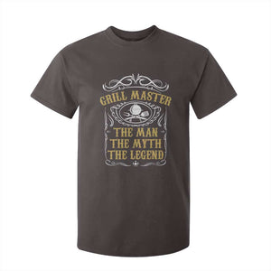 BBQ Grilling Pitmaster T Shirt For Kid Grill Master The Man The Myth The Legend TS09 Dark Chocolate Print Your Wear