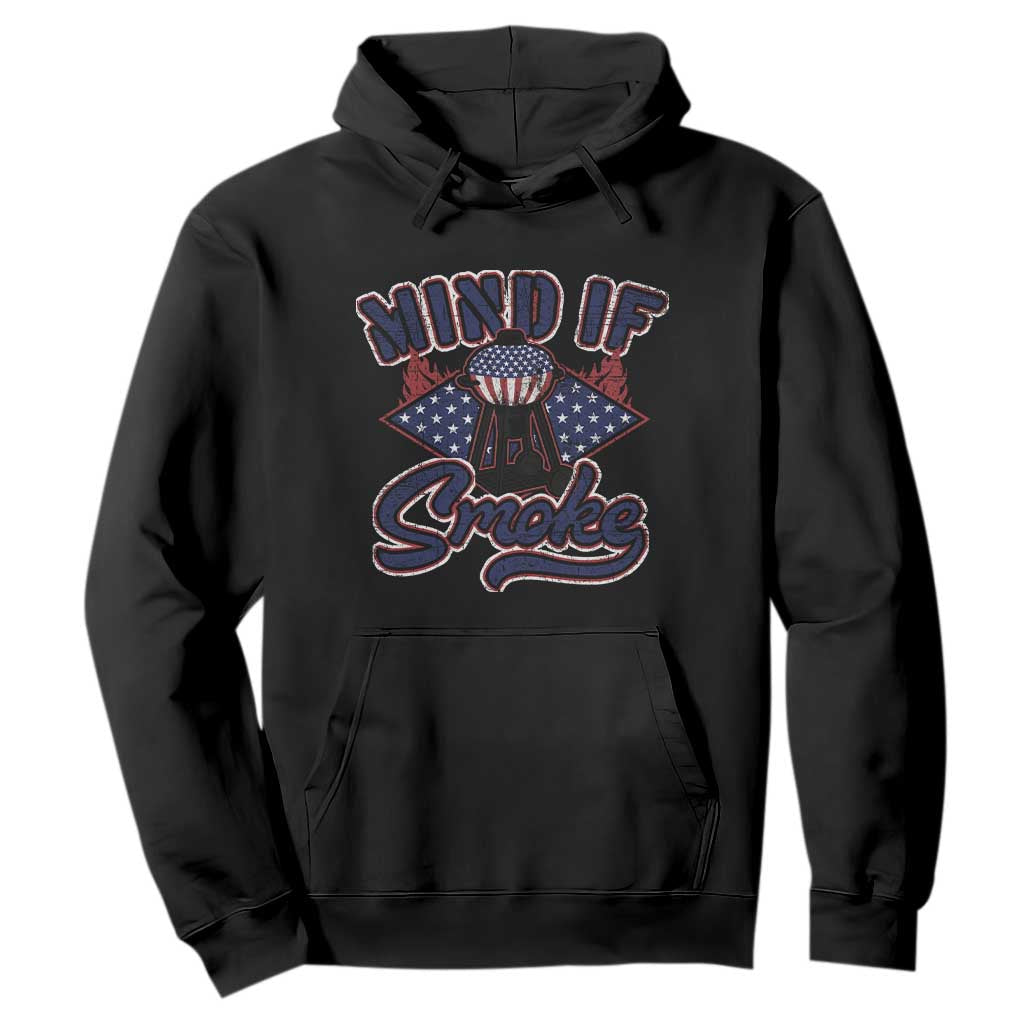 Funny BBQ Grilling Hoodie Mind If I Smoke Smoker TS09 Black Print Your Wear