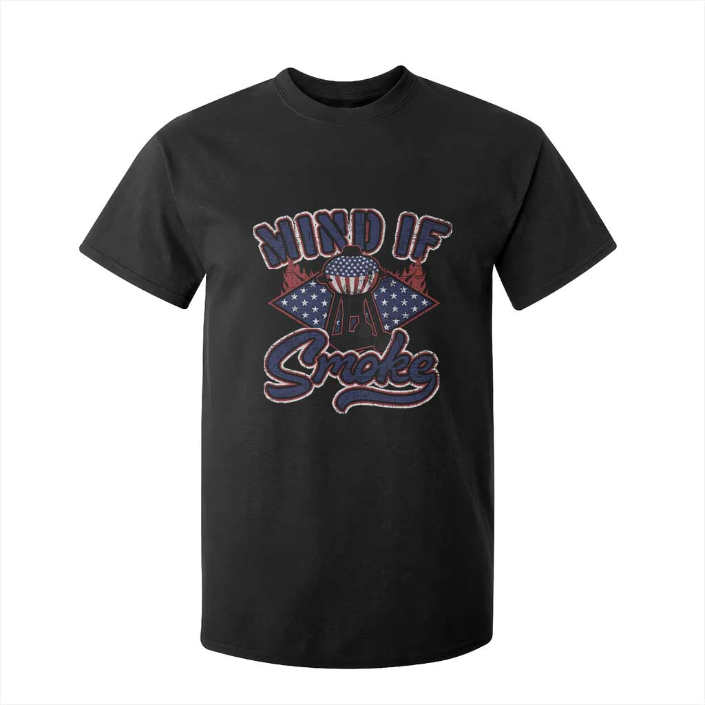 Funny BBQ Grilling T Shirt For Kid Mind If I Smoke Smoker TS09 Black Print Your Wear