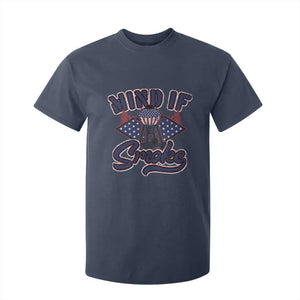 Funny BBQ Grilling T Shirt For Kid Mind If I Smoke Smoker TS09 Navy Print Your Wear