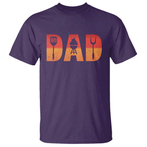 Funny BBQ Grill Dad T Shirt TS09 Purple Print Your Wear