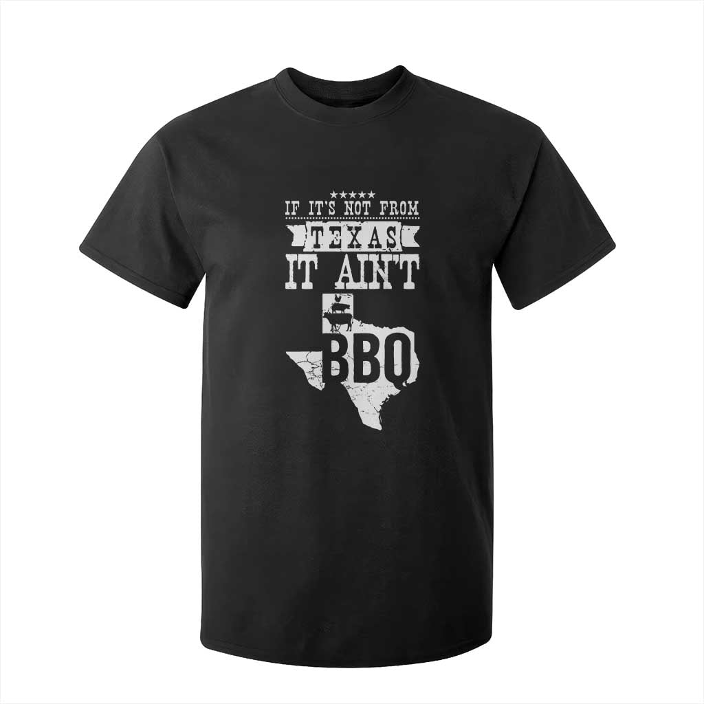 Texas BBQ Lover T Shirt For Kid If It's Not From Texas It Ain't BBQ TS09 Black Print Your Wear