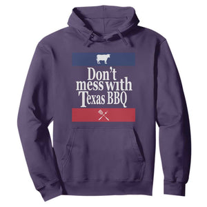 Don't Mess With Texas BBQ Hoodie TS09 Purple Print Your Wear