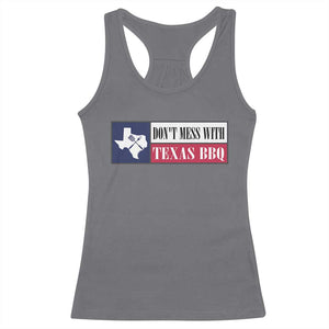 Don't Mess With Texas BBQ Racerback Tank Top Texan Flag Grilling Pitmaster TS09 Charcoal Print Your Wear