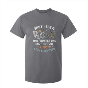 Rock Collector T Shirt For Kid Wait I See A Rock Geologist TS09 Charcoal Print Your Wear