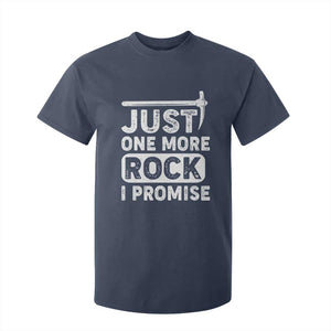 Rock Collector T Shirt For Kid Just One More Rock I Promise TS09 Navy Print Your Wear
