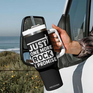 Rock Collector Tumbler With Handle Just One More Rock I Promise TS09 Print Your Wear
