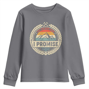 Geologist Youth Sweatshirt Just One More Rock I Promise Rock Collector TS09 Charcoal Print Your Wear