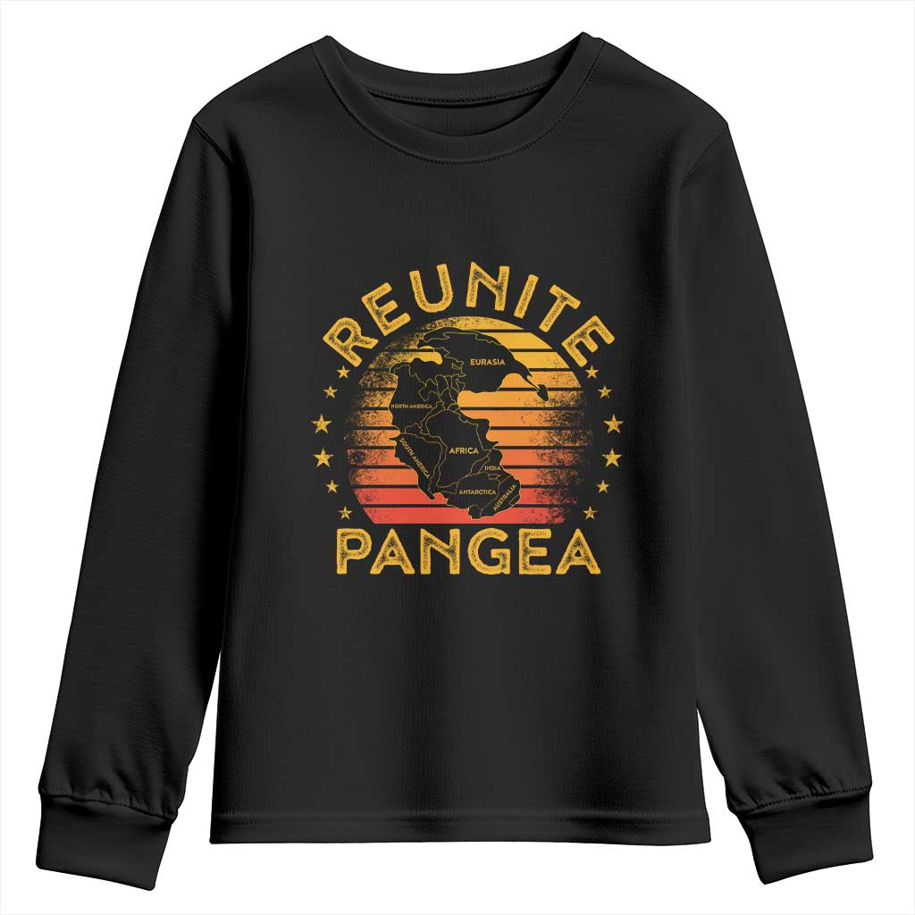 Funny Geologist Reunite Pangaea Youth Sweatshirt TS09 Black Print Your Wear