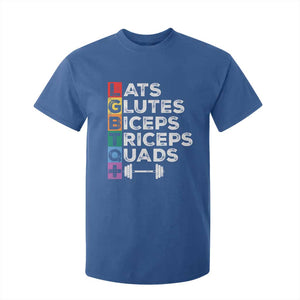 LGBTQ Gymer T Shirt For Kid Lats Glutes Biceps Triceps Quads TS09 Royal Blue Print Your Wear