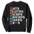 LGBTQ Gymer Sweatshirt Lats Glutes Biceps Triceps Quads TS09 Black Print Your Wear