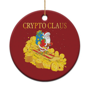 Funny Christmas Bitcoin Crypto Claus Christmas Ornament TS09 Print Your Wear