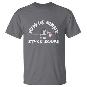 Proud L&D Member Of The Stork Squad Labor & Delivery Nurse T Shirt TS09 Charcoal Print Your Wear