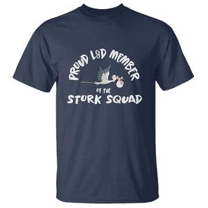 Proud L&D Member Of The Stork Squad Labor & Delivery Nurse T Shirt TS09 Navy Print Your Wear